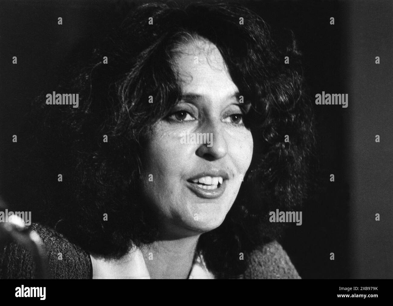 JOAN BAEZ US-amerikanischer Volksmusiker Stockfoto