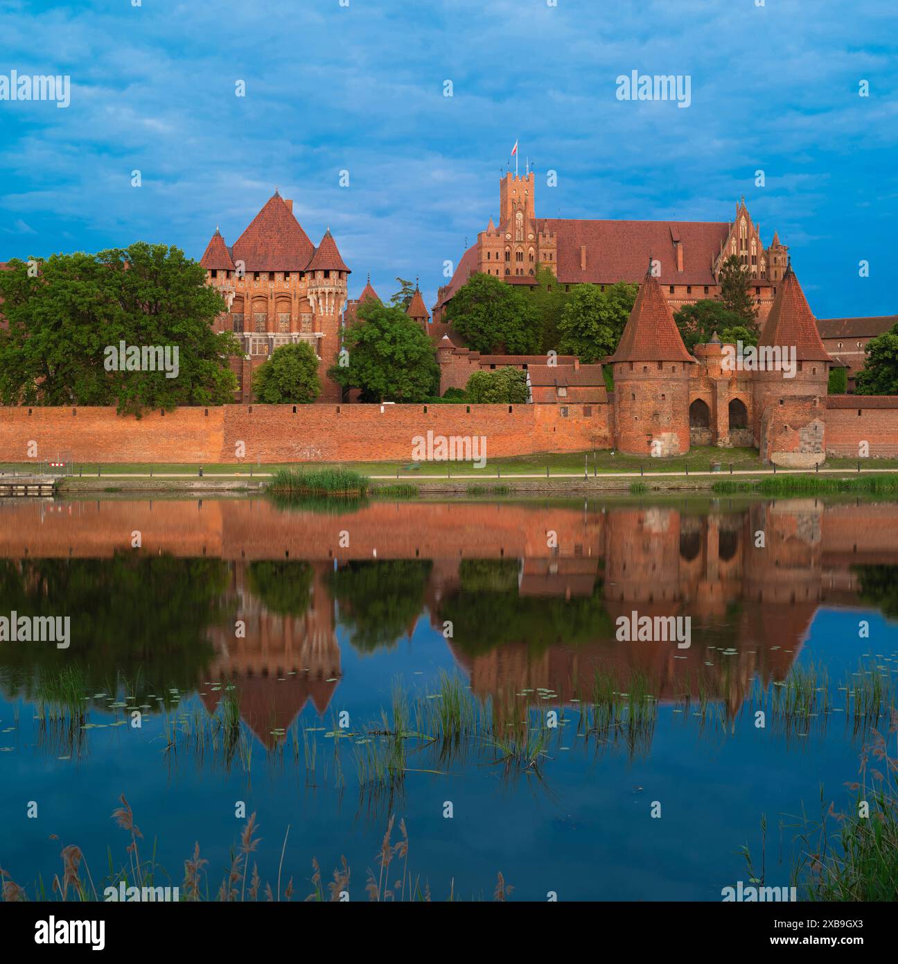 11.06.2022. Schloss des Deutschen Ritterordens in Malbork, Polen Stockfoto