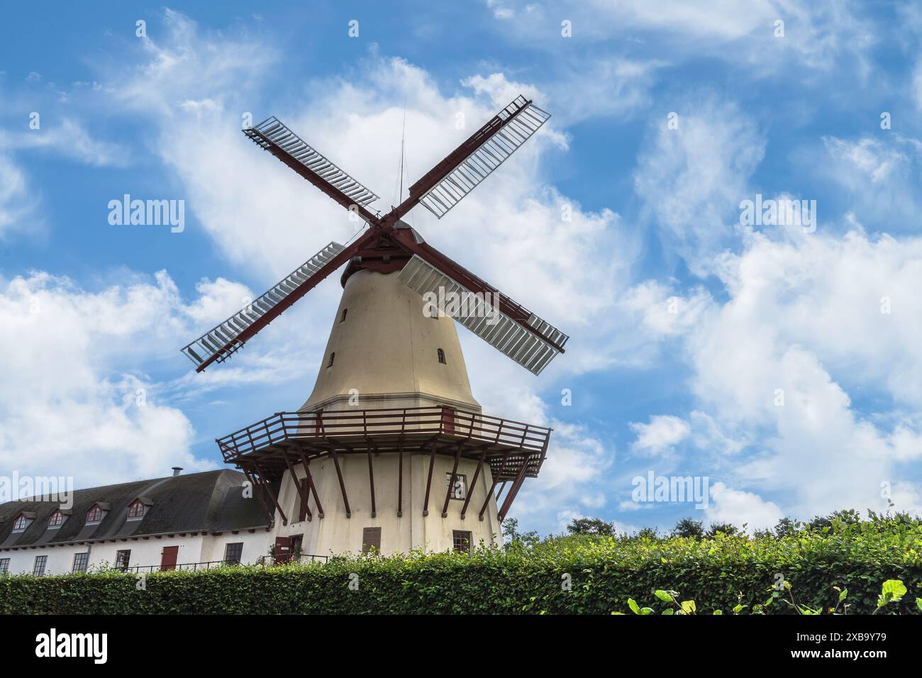 Dybbol Windmühle, Dybbol Molle, Sonderborg, Dänemark Stockfoto