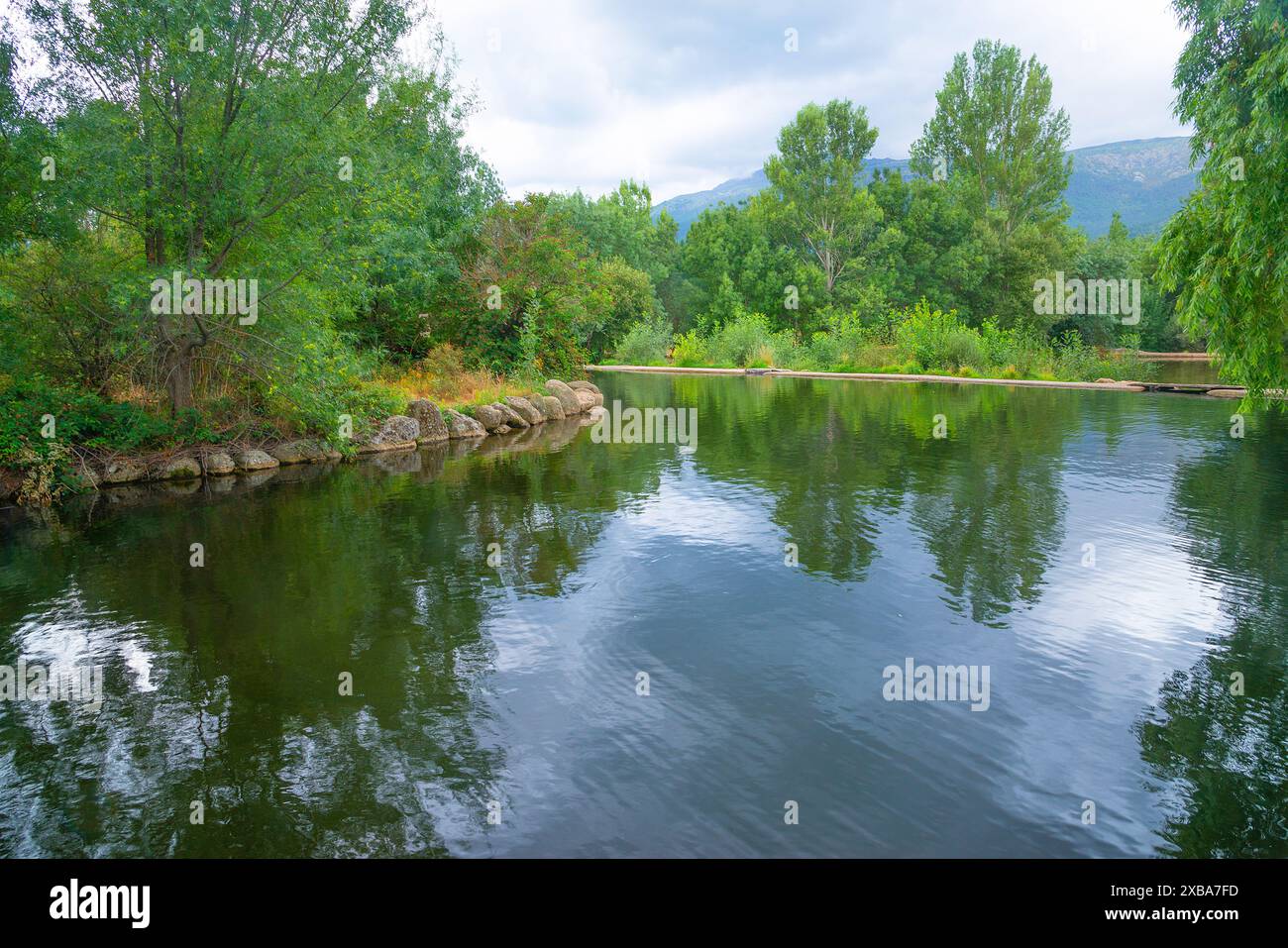 Las Presillas. Nationalpark Sierra de Guadarrama, Rascafria, Provinz Madrid, Spanien. Stockfoto