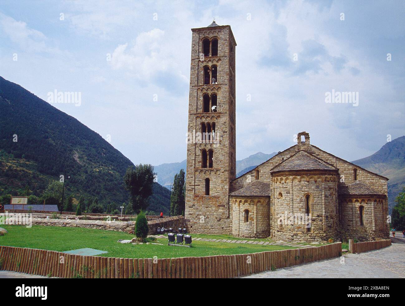 Kirche Sant Climent. Tahull, Provinz Lerida, Katalonien, Spanien. Stockfoto