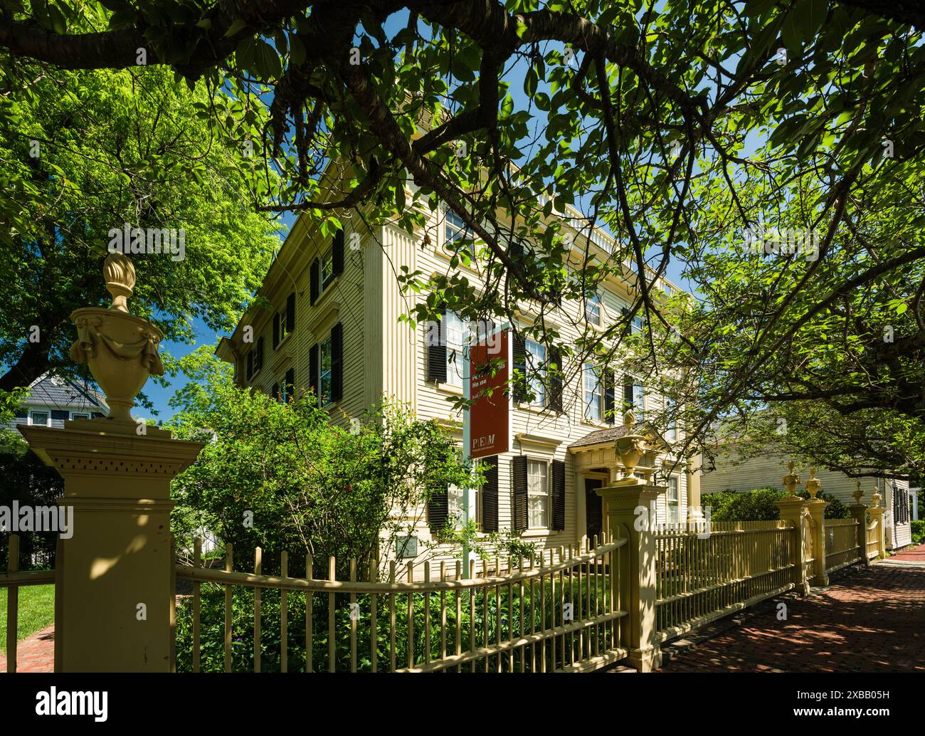 Peirce-Nichols House Peabody Essex Museum Essex Institute Historic District   Salem, Massachusetts, USA Stockfoto