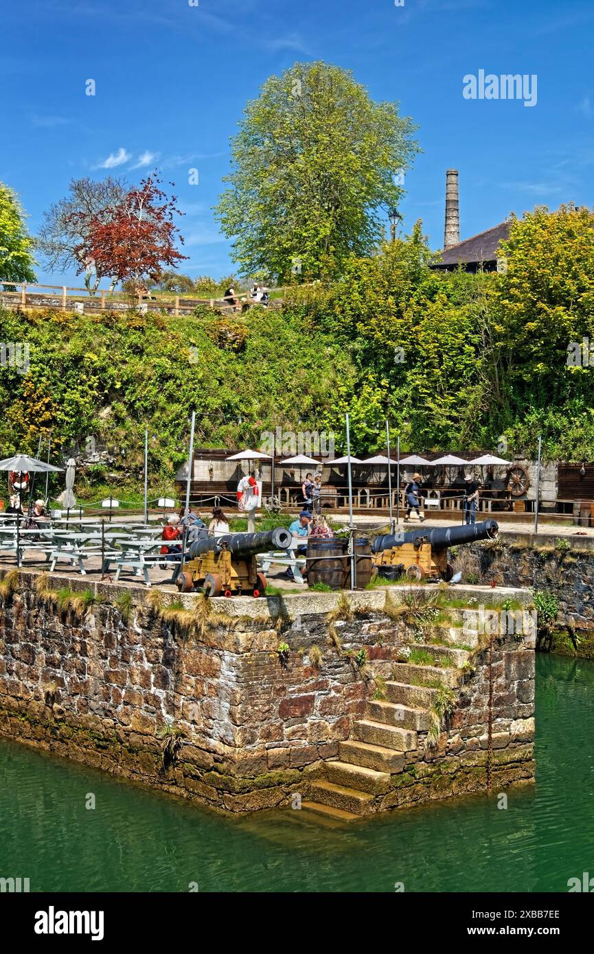 Großbritannien, Cornwall, Charlestown Dock. Stockfoto