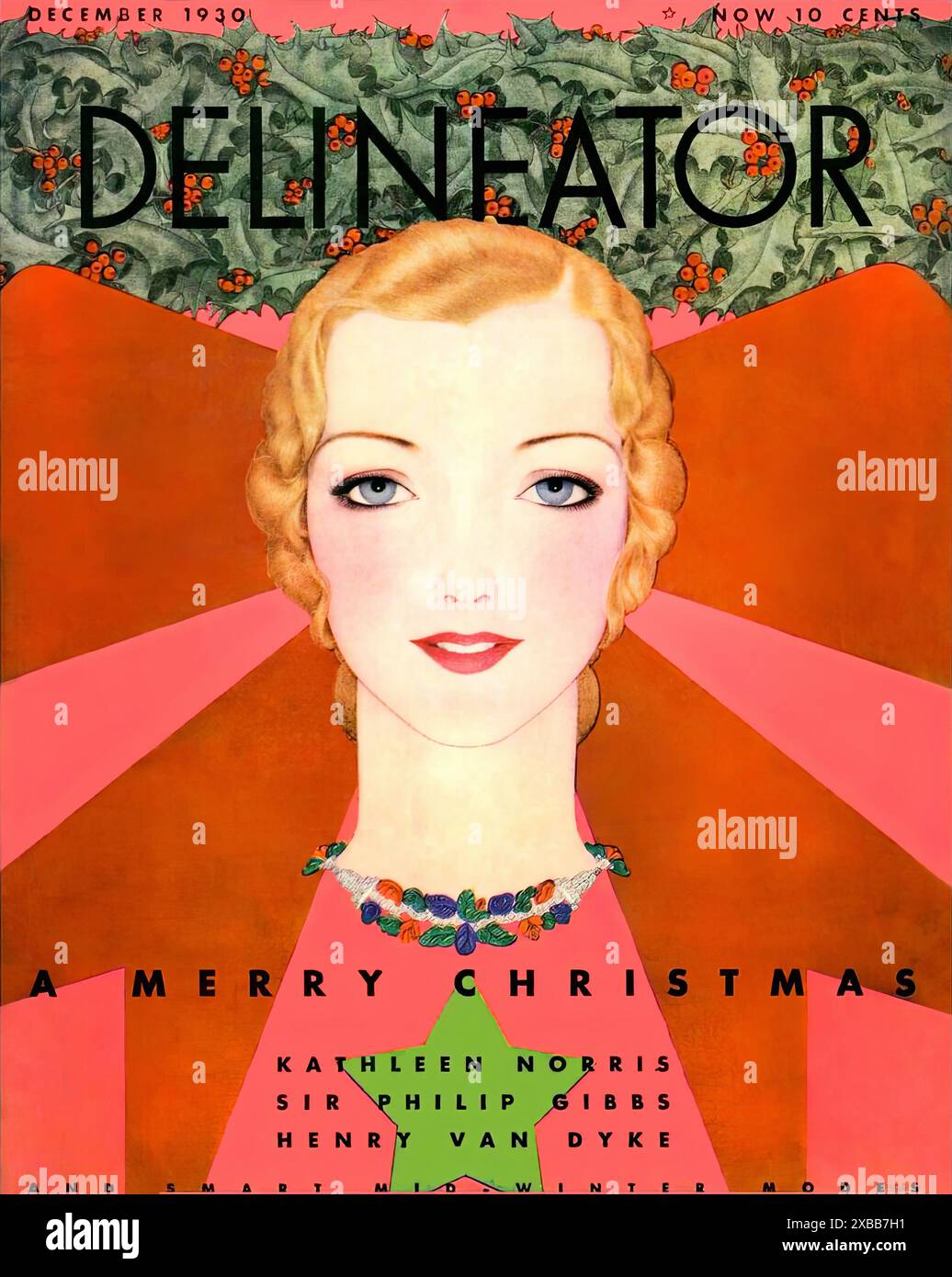 Dez. 1930 - Titelblatt Des Vintage Illustrated Magazins Stockfoto