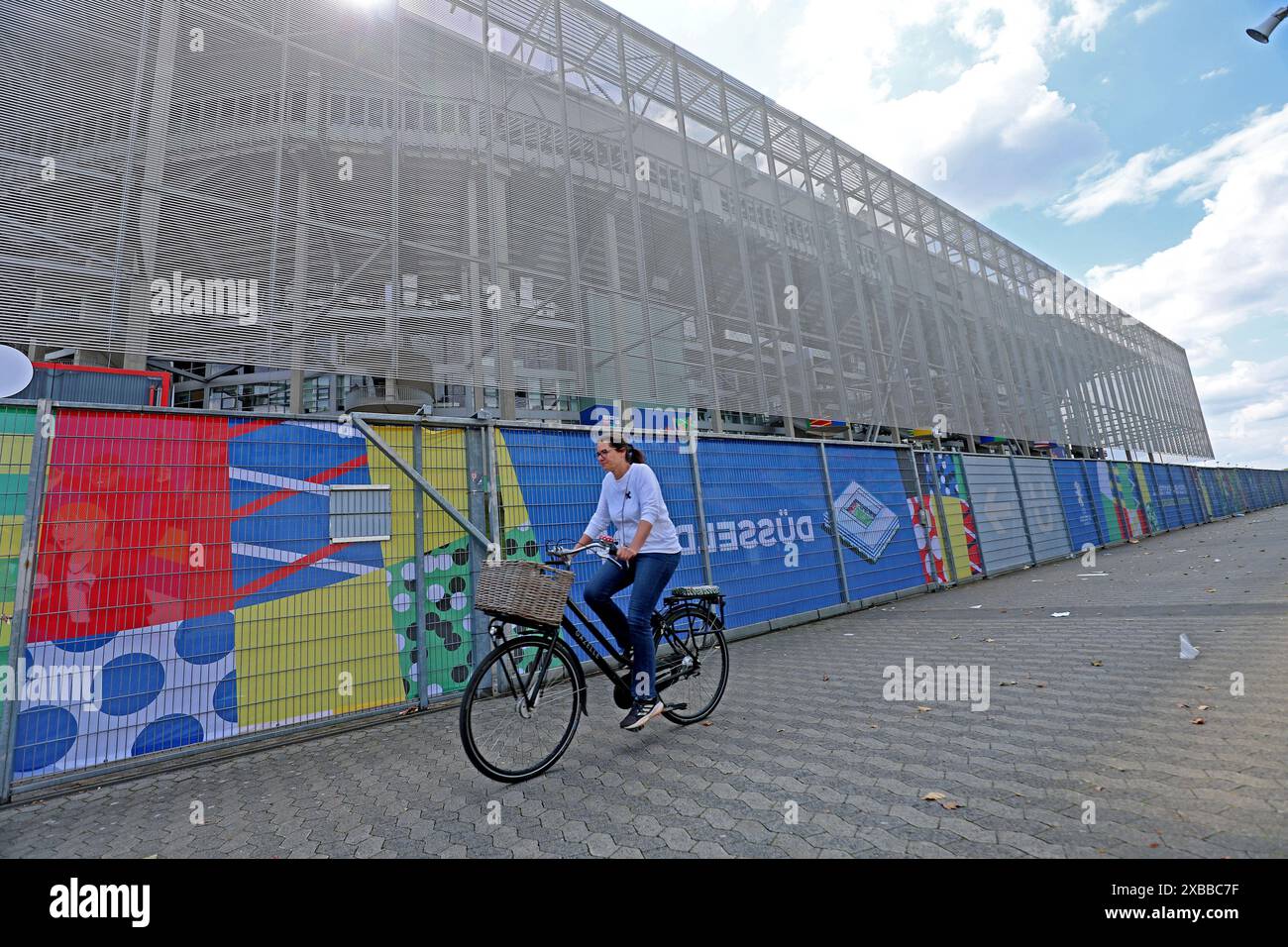 Düsseldorf, Deutschland. Juni 2024. Merkur Spielarena in Düsseldorf am 11. Juni 2024. Foto: Sanjin Strukic/PIXSELL Credit: Pixsell/Alamy Live News Stockfoto