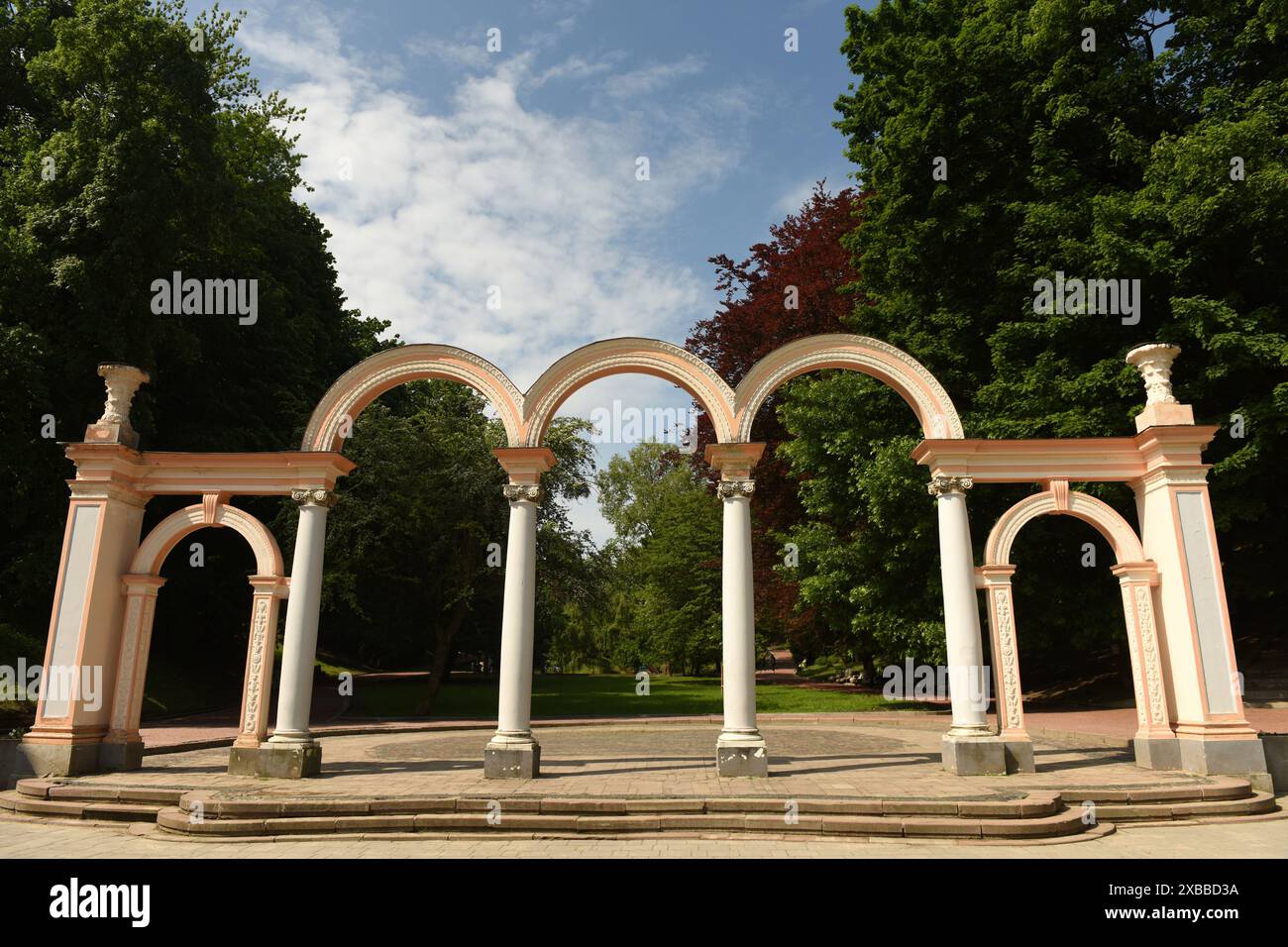 Stryiskyi Park in Lemberg, Ukraine Stockfoto