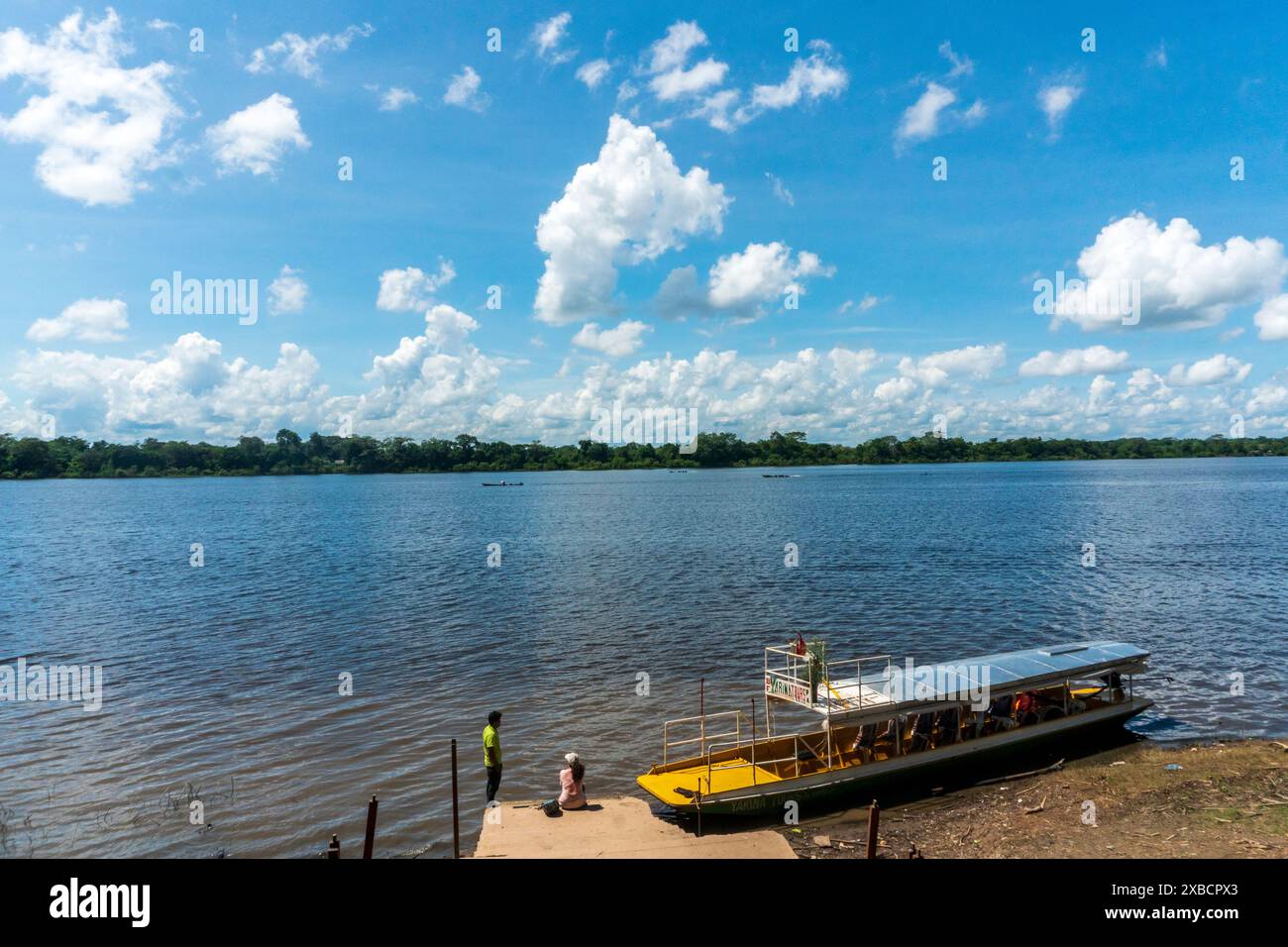 Yarinacocha Lagune im peruanischen Amazonasgebiet Pucallpa Stockfoto