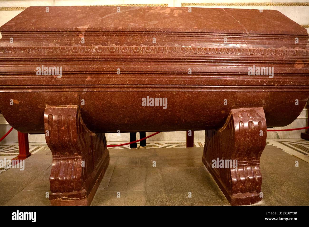 Grab von König Willian I. dem Bösen in der Kathedrale von Monreale in Sizilien, Italien Stockfoto