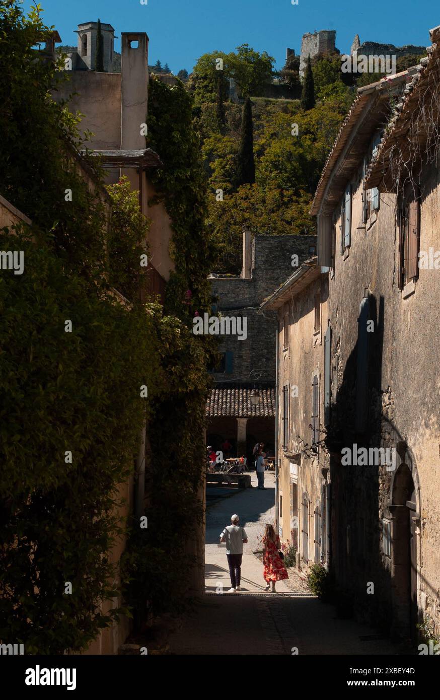 Oppède-le-Vieux, Provence, Südfrankreich Stockfoto