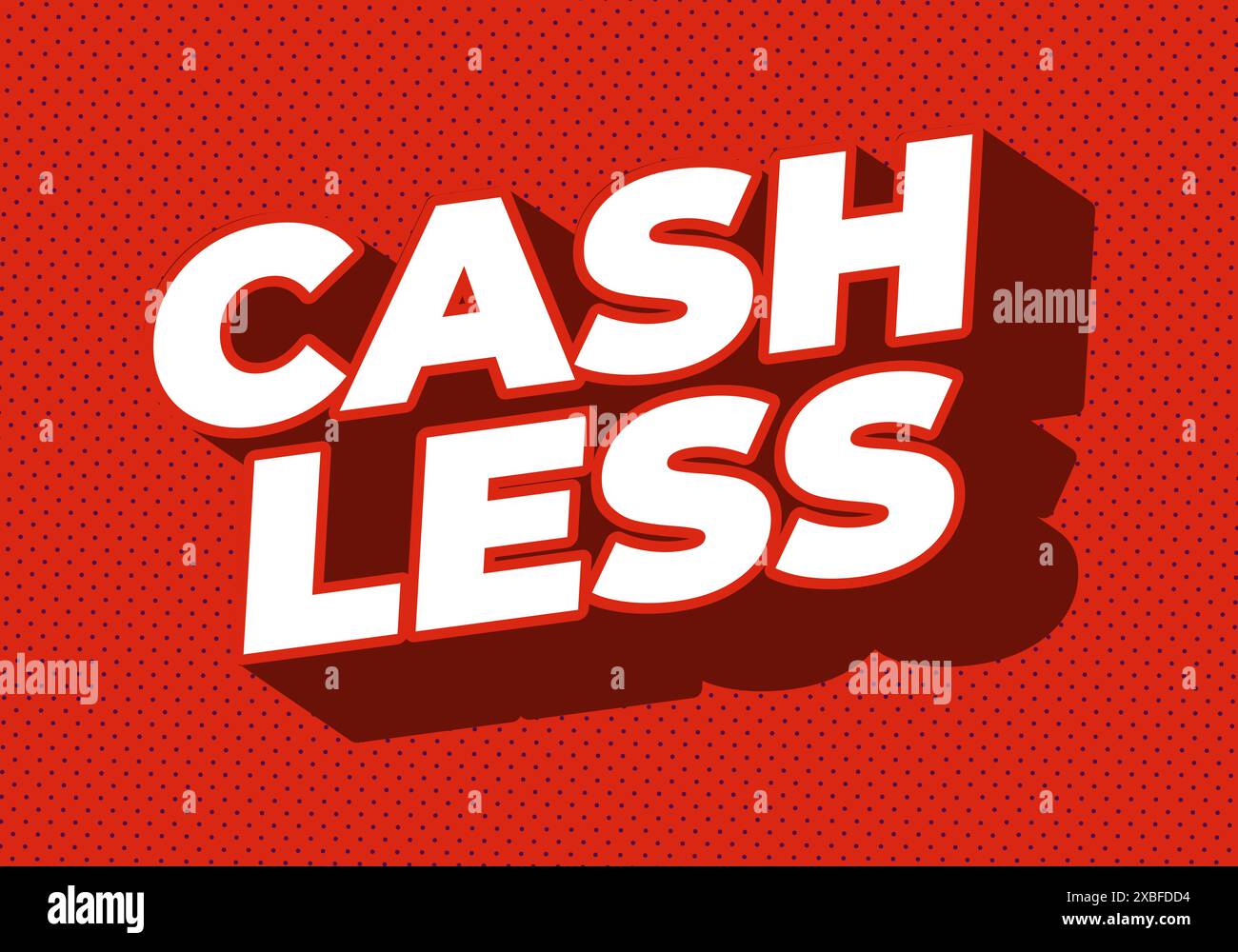 Fahrlässig. Texteffektkonstruktion im 3D-Stil mit guten Farben Stock Vektor