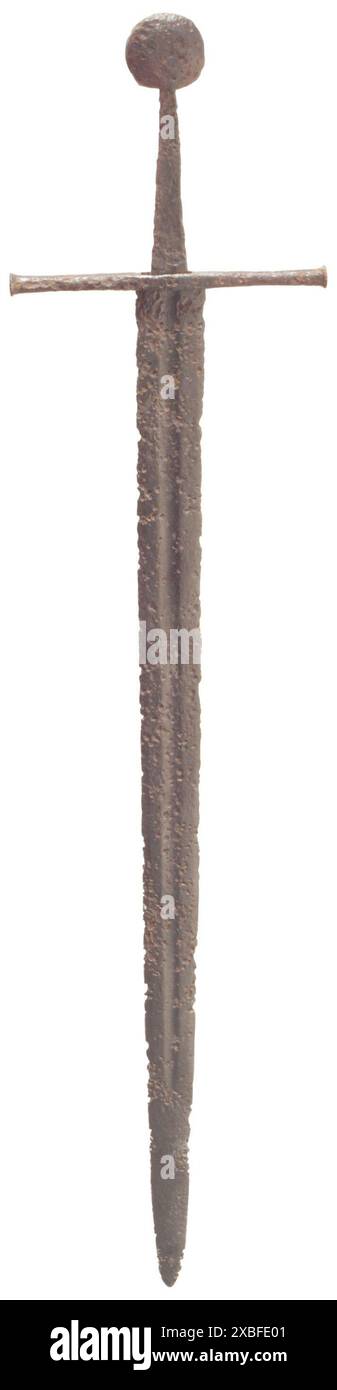 Waffen, Schwerter, Schwert, 13. Jahrhundert, FREI VON EIGENTUM Stockfoto