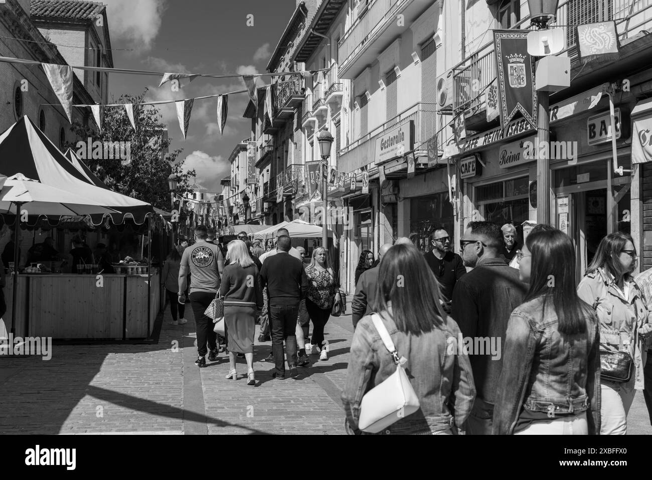 Mittelalterliches fest las capitulaciones de santa fe granada 2024 Stockfoto