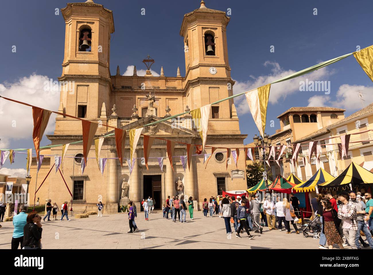 Mittelalterliches fest las capitulaciones de santa fe granada 2024 Stockfoto