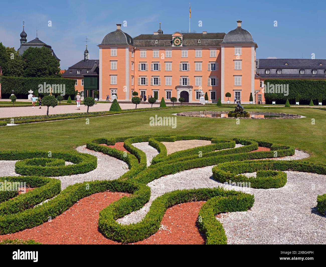 Geographie / Reise, Deutschland, Baden-Württemberg, Schlosspark, SCHLOSS, SCHWETZINGEN, ZUSATZRECHTE-CLEARANCE-INFO-NICHT-VERFÜGBAR Stockfoto
