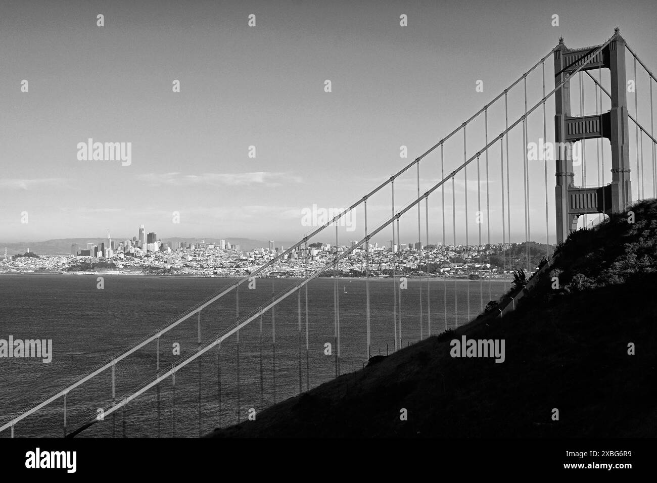 Die Golden Gate Bridge in San Francisco, CA, USA Stockfoto