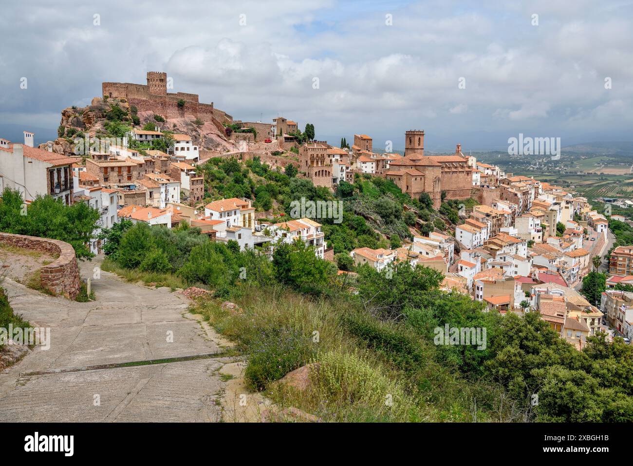 Geografie / Reise, Spanien, Valencia, Altstadt von Vilafamés, Provinz Castelló, Communitat Valenciana, ADDITIONAL-RIGHTS-CLEARANCE-INFO-NOT-AVAILABLE Stockfoto