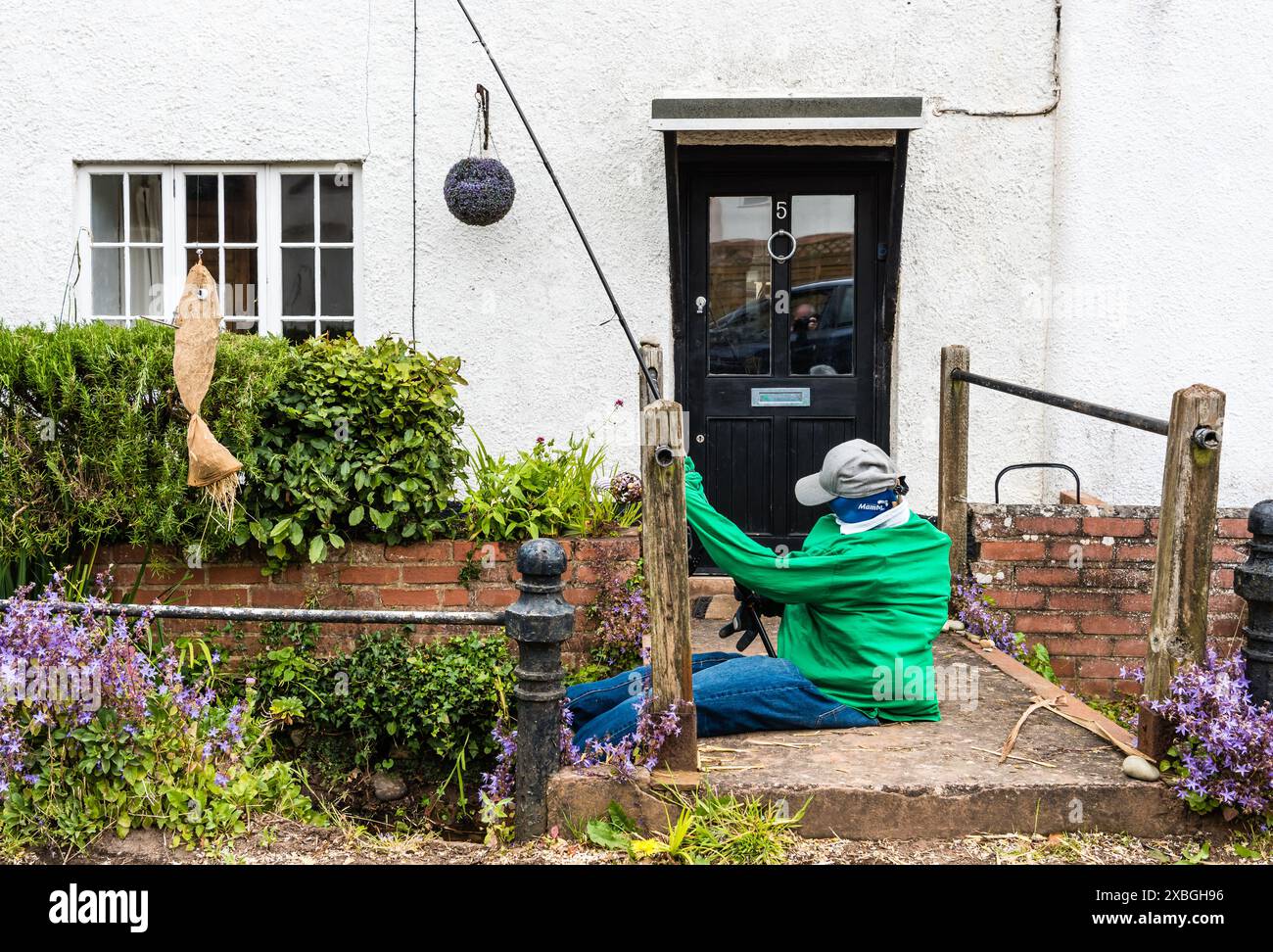 East Budleigh Village Vogelscheuche Festival in Aid of All Saints Church. Stockfoto