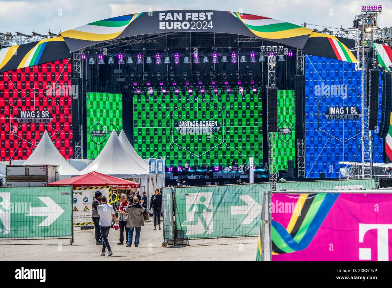 Fan fest EURO 2024 auf der Theresienwiese, Einlass ab 14 Uhr, München