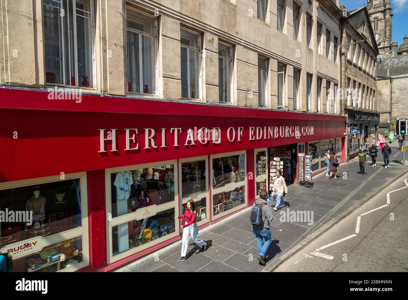 Erbe von Edinburgh, South Bridge, Edinburgh, Schottland Stockfoto