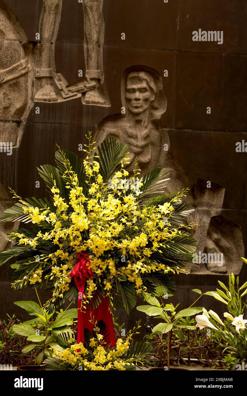 Historisches, aber berüchtigtes Hỏa Lò-Gefängnis, Nhà tù Hỏa Lò, Gefängnis Hỏa Lò, Hanoi Hilton, Nordvietnam, heute weitgehend eine Touristenattraktion und ein Museum. Entdecken, Stockfoto