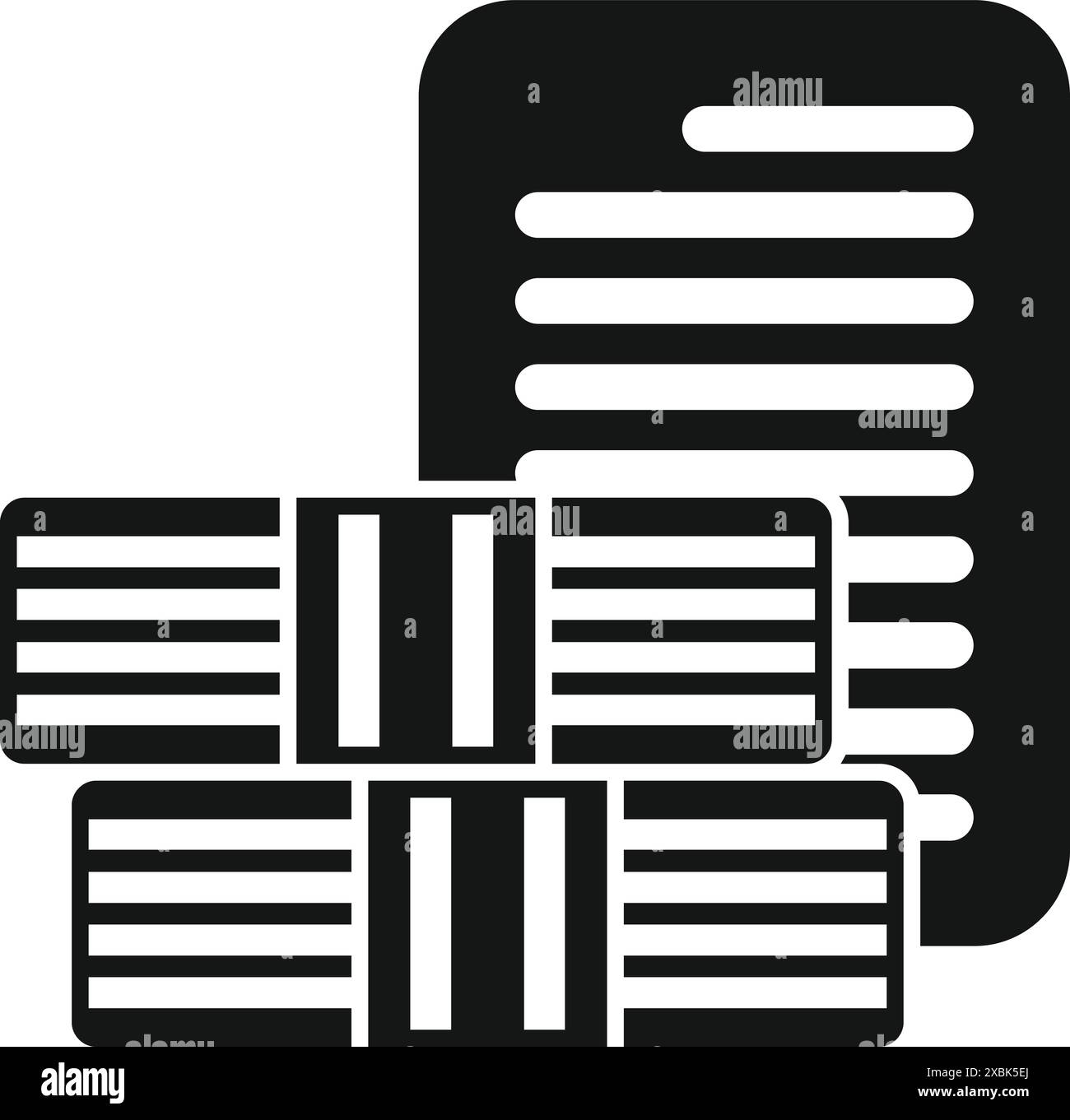 Banknotenstapel werden durch ein komplexes System gewaschen, an dem eine Briefkastenfirma und Offshore-Konten beteiligt sind Stock Vektor