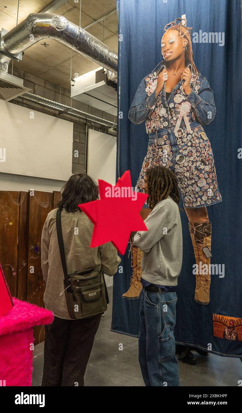 Central Saint Martin's Degree Abschlussshows an der University of the Arts London, UAL, England, UK Stockfoto