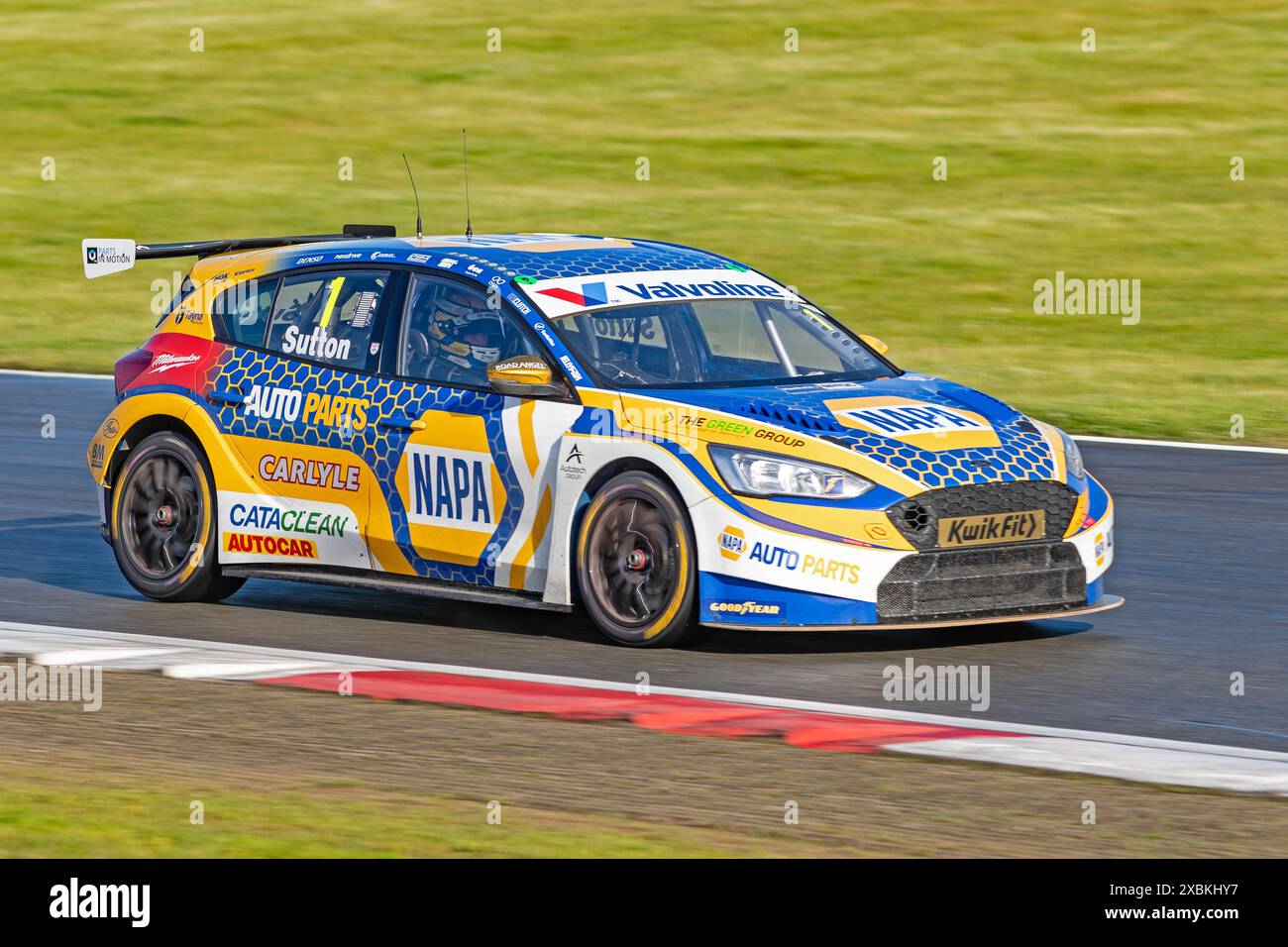 Amtierende Champion Ash Sutton Napa Racing UK Ford, KwikFit British Touring Car Championship Snetterton, Norwich, Norfolk, Vereinigtes Königreich 26. Mai 2024 Stockfoto