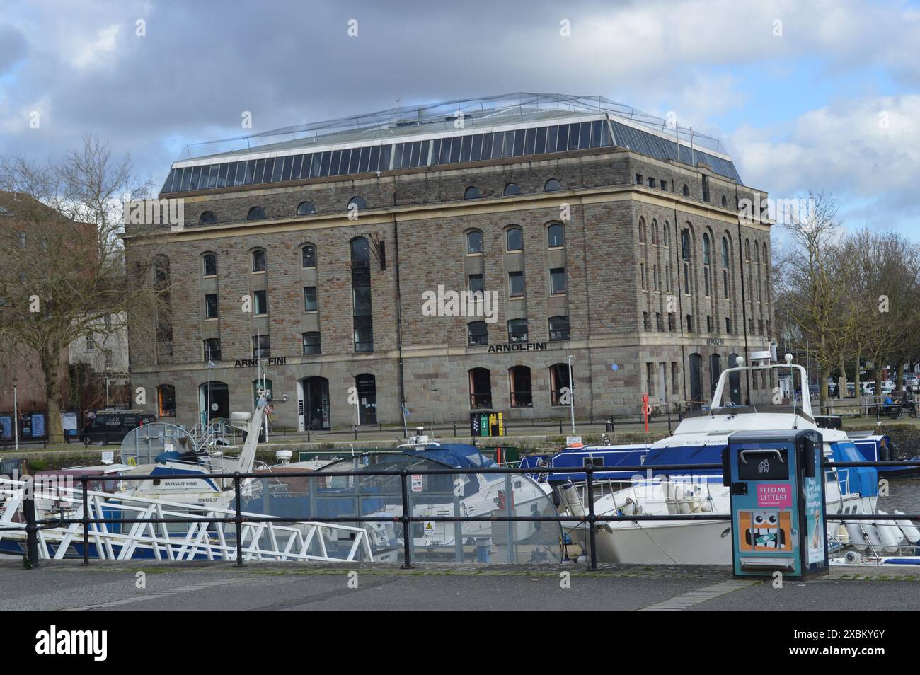 Arnolfini Arts Centre in Bristol, England, Vereinigtes Königreich. Februar 2024. Stockfoto