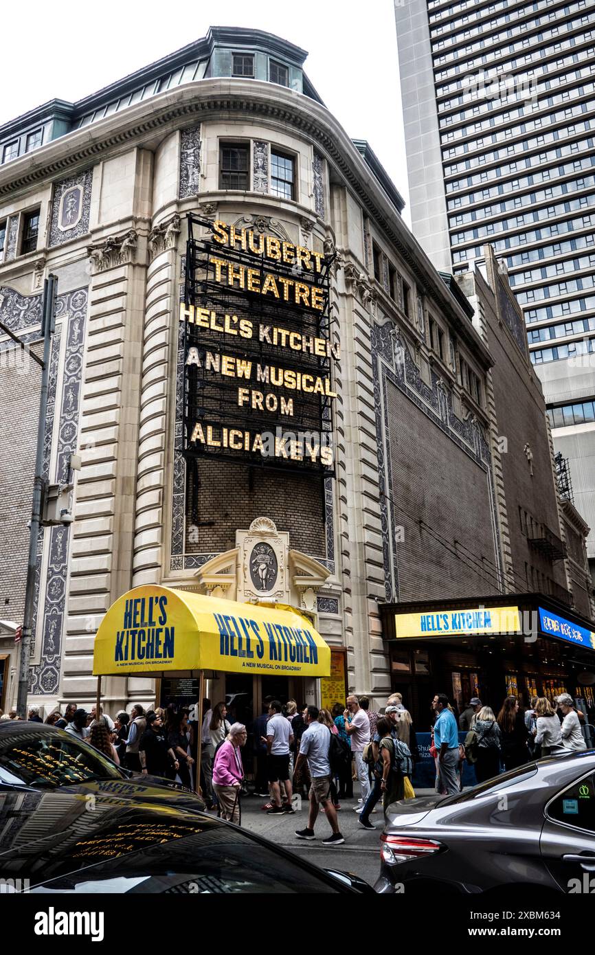 „Hells Kitchen“ von Alicia Keys im Shubert Theatre am Broadway, New York, NY, USA Stockfoto