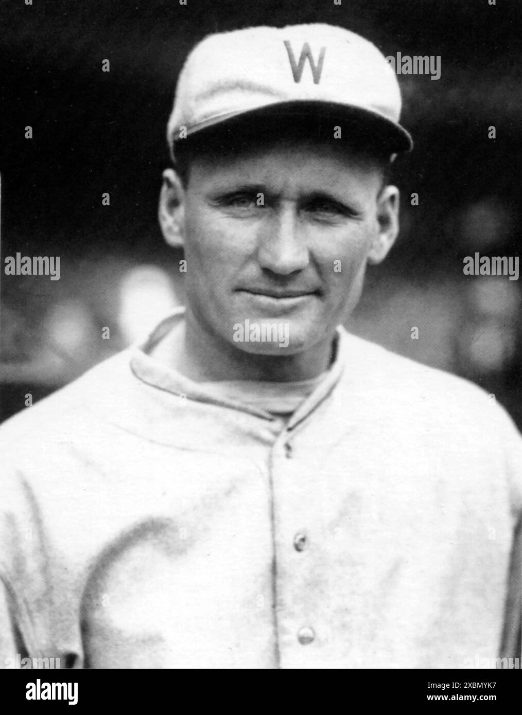 Walter Johnson, 1926, Washington Senators, Baseball, Spieler, hall of Famer, Stockfoto