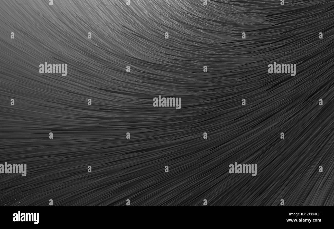 Abstrakter Hintergrund Für Wellenlinien. Abstrakter Schwarzweiß-Hintergrundvektor Stock Vektor