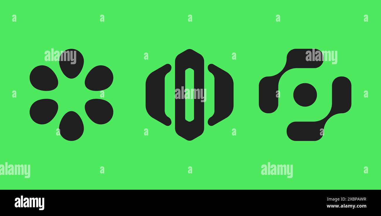 Asset im Y2K-Stil Stock Vektor