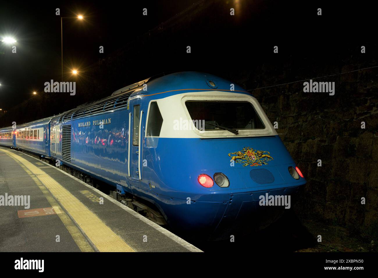 Das Cornish Riviera Pullman Berwick-upon Tweed nach Penzance hier in Penzance (LOKATION: Midland Pullman HST) Stockfoto