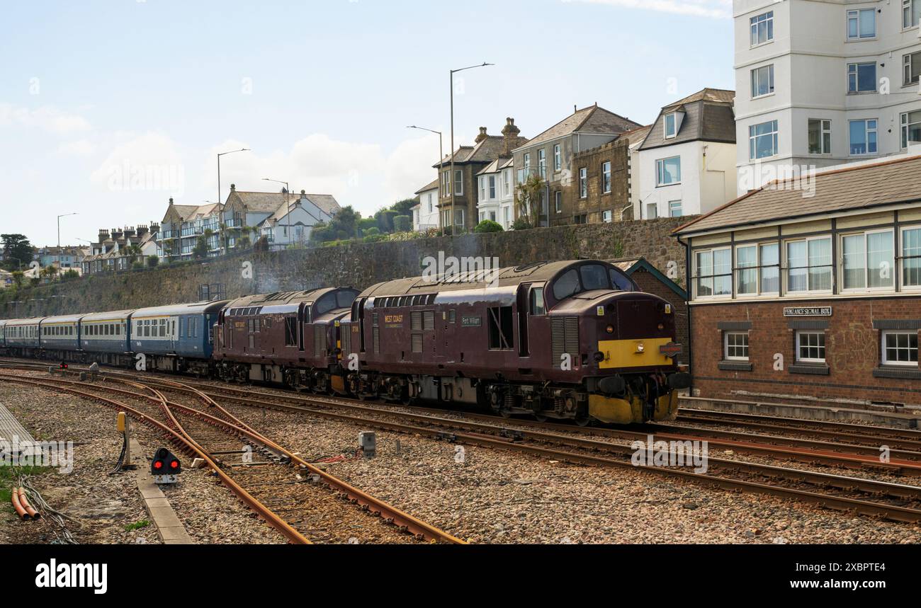 Der Spring Cornish Explorer Zug von Dorridge nach Penzance und Rückfahrt am 4. Mai 2024 Stockfoto
