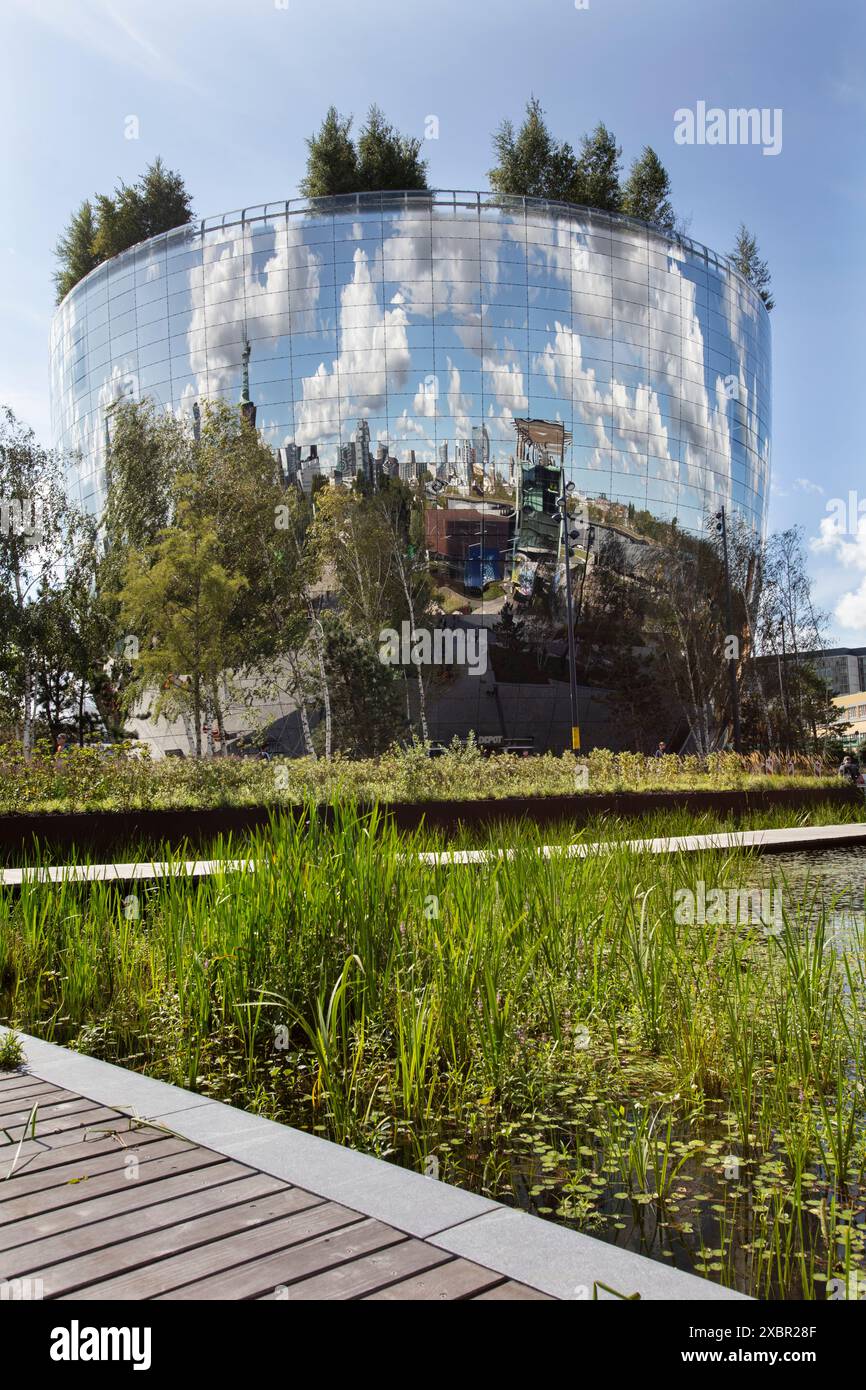 Rotterdam, Niederlande – 1. September 2022 : das Depotgebäude des Museums Boijmans van Beuningen zur Lagerung und Ausstellung von 150,000 Kunstwerken Stockfoto