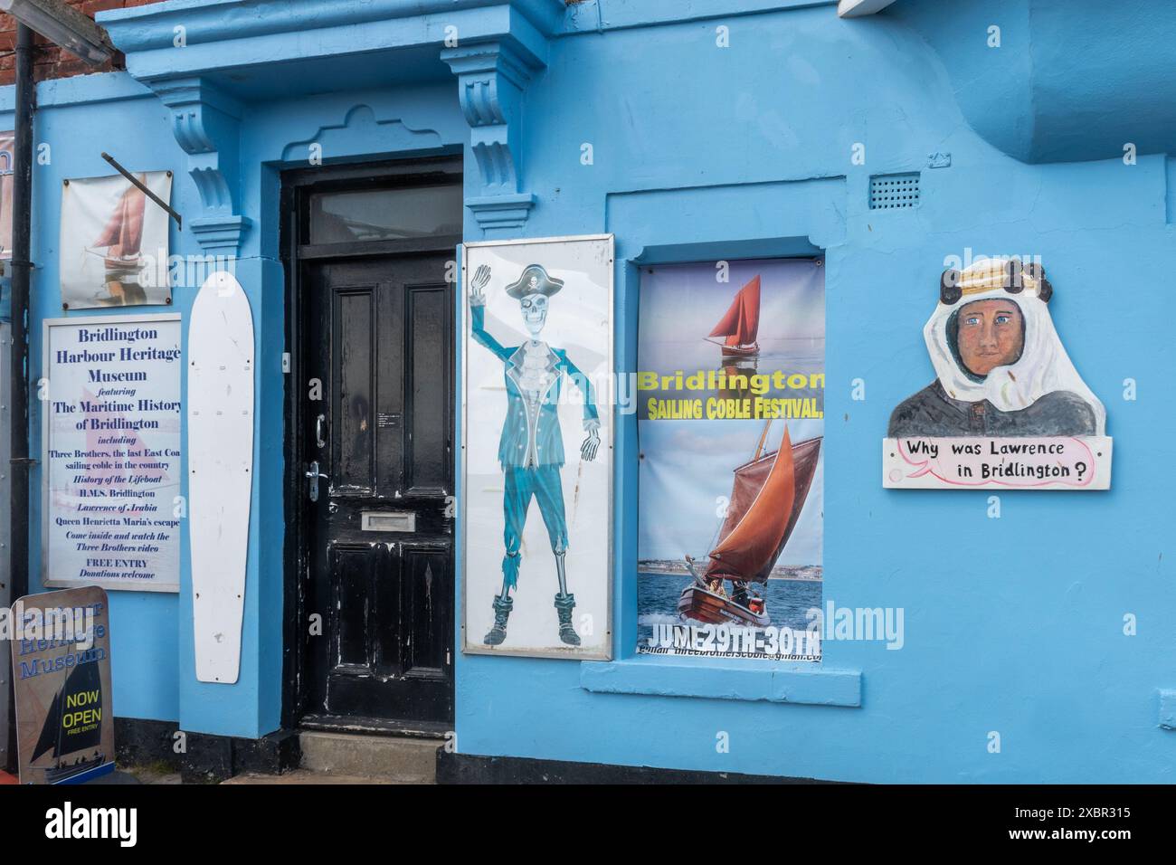 Bridlington Harbour Heritage Museum, Besucherattraktion am Meer in East Yorkshire, England, Großbritannien Stockfoto