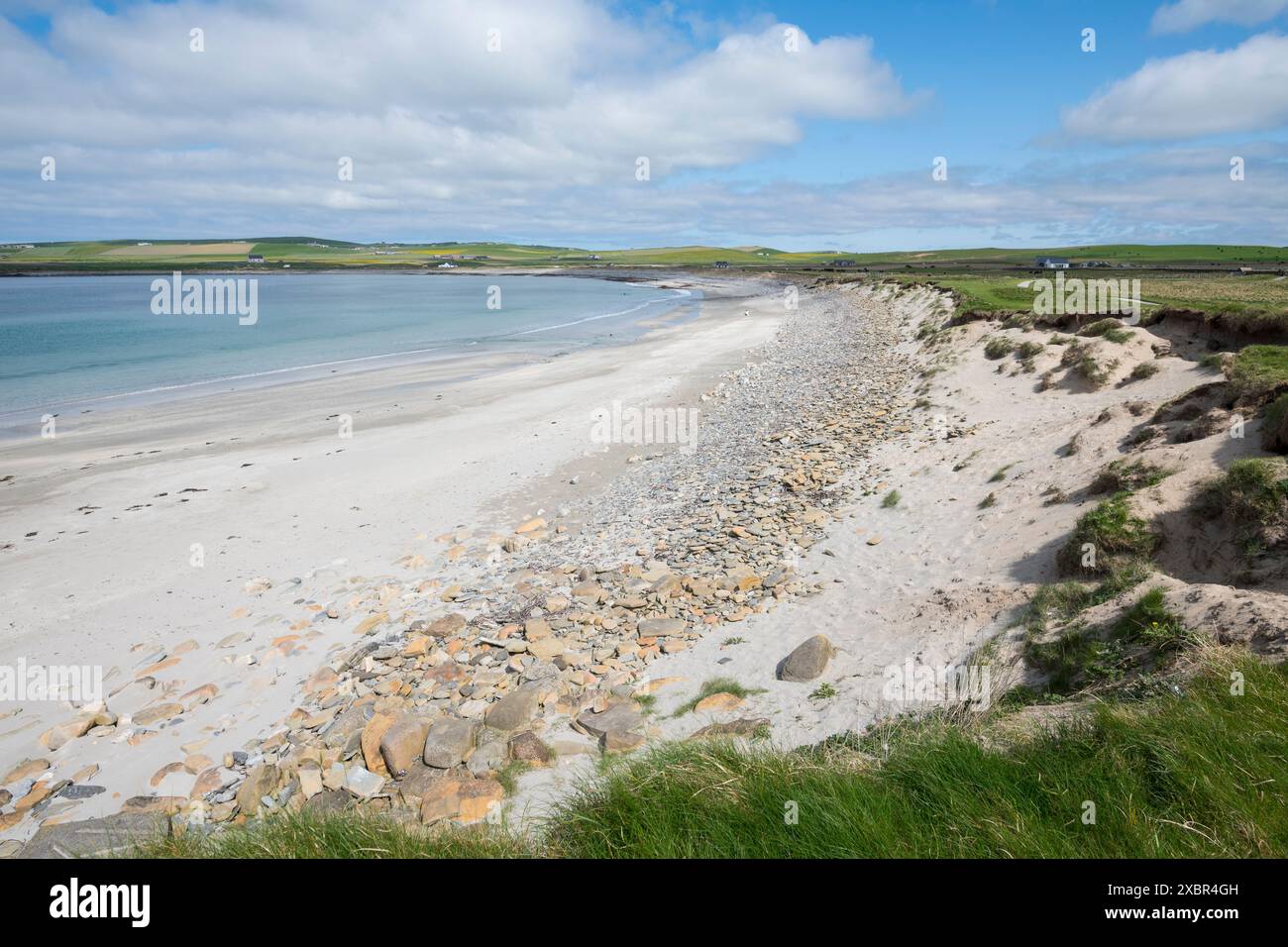 Strand in der Bay of Skaill, Orkney Islands, Schottland Stockfoto