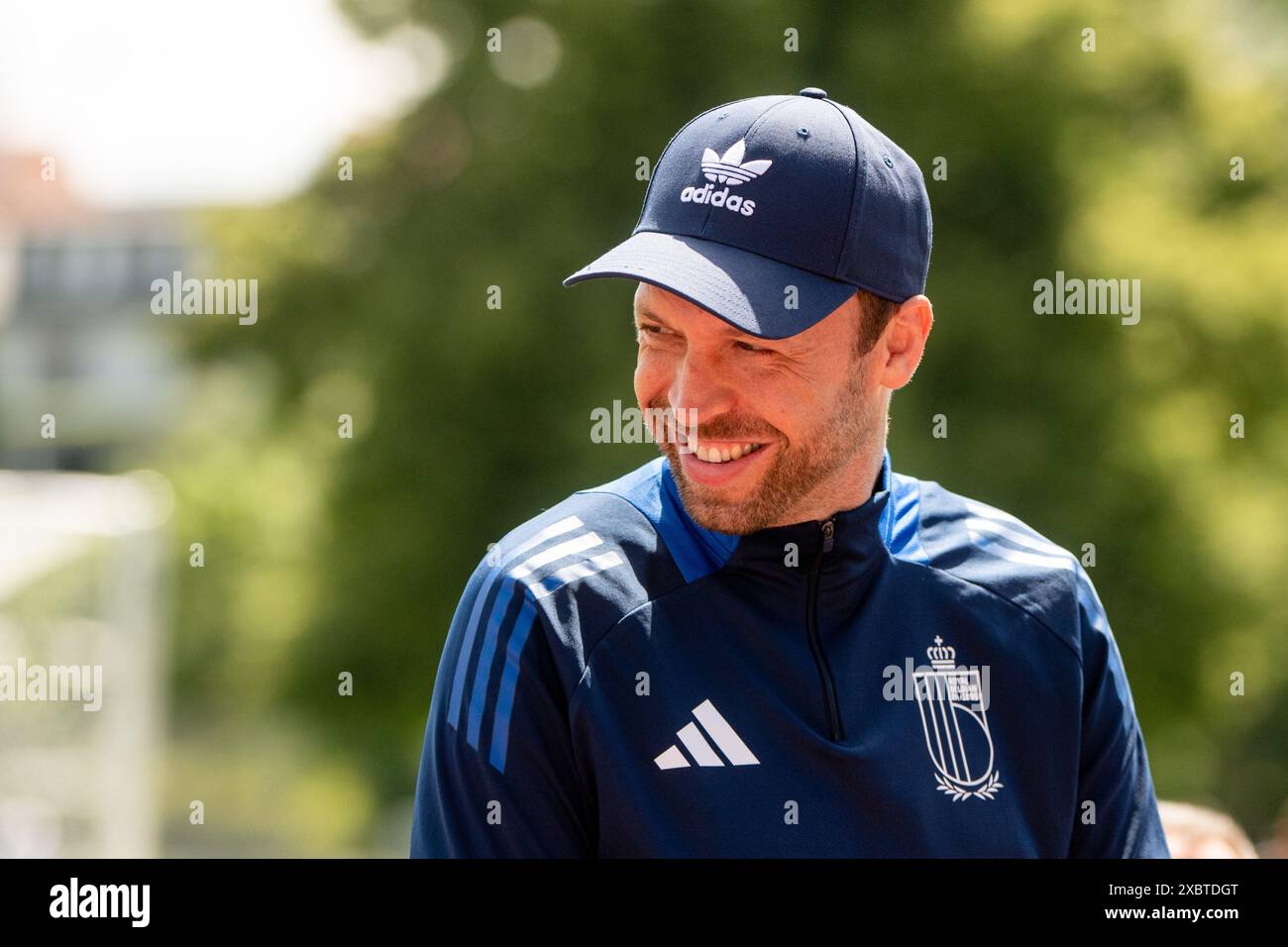 Andreas Hinkel (Belgien, Co-Trainer), GER, Belgien (BEL), öffentliche Schulung, Fussball Europameisterschaft, UEFA EURO 2024, 13.06.2024 Foto: Eibner-Pressefoto/Michael Memmler Stockfoto