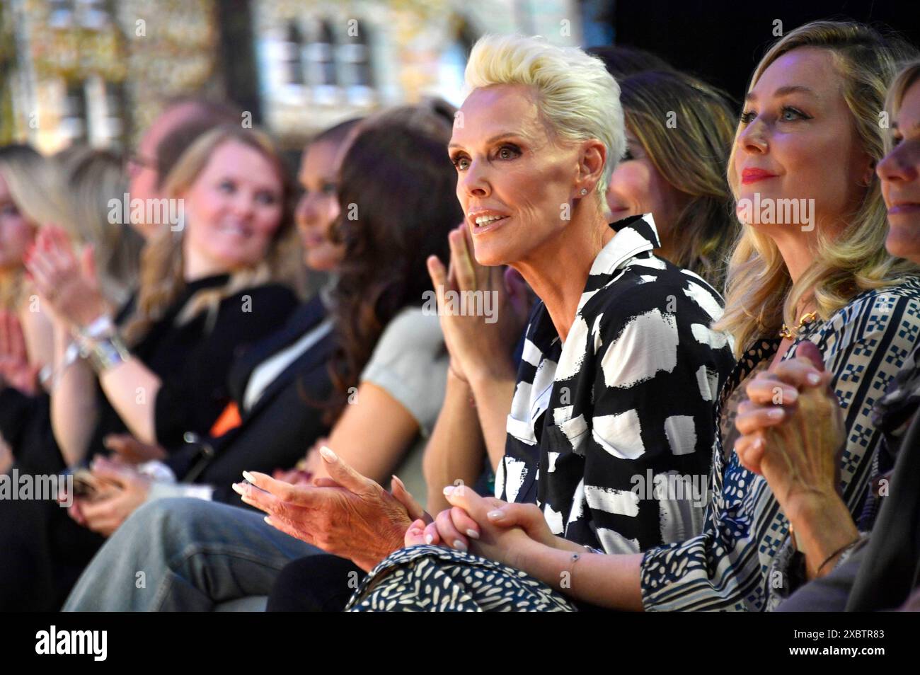 Brigitte Nielsen bei der Ernsting's Family Fashion Show 2024 im Hotel Atlantic. Hamburg, 11.06.2024 Stockfoto