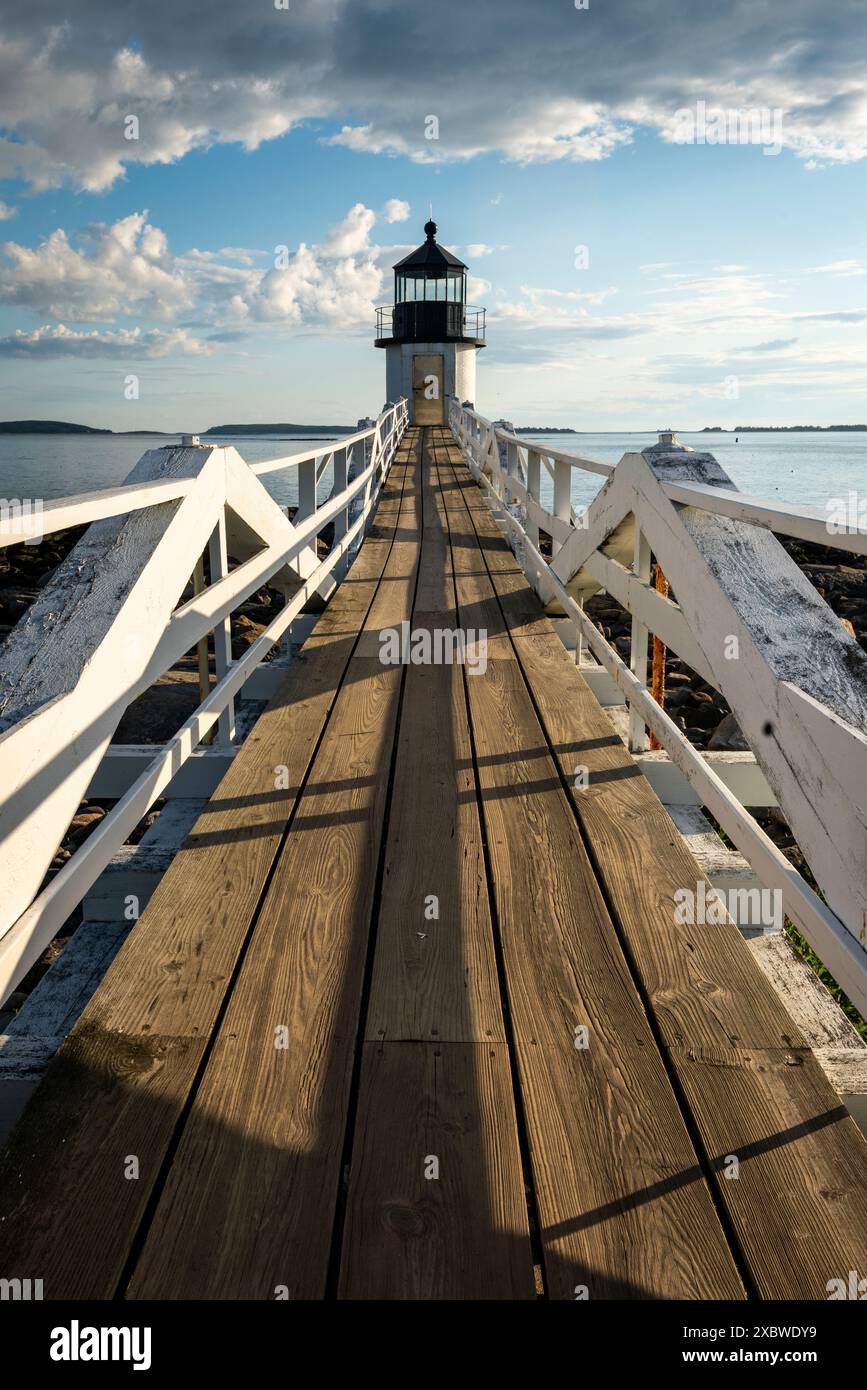 Marshall Point in Maine Stockfoto