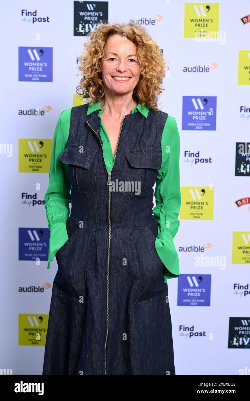 Kate Humble nimmt an der Women’s Prize Summer Party 2024 in den Bedford Square Gardens in London Teil. Bilddatum: Donnerstag, 13. Juni 2024. Stockfoto