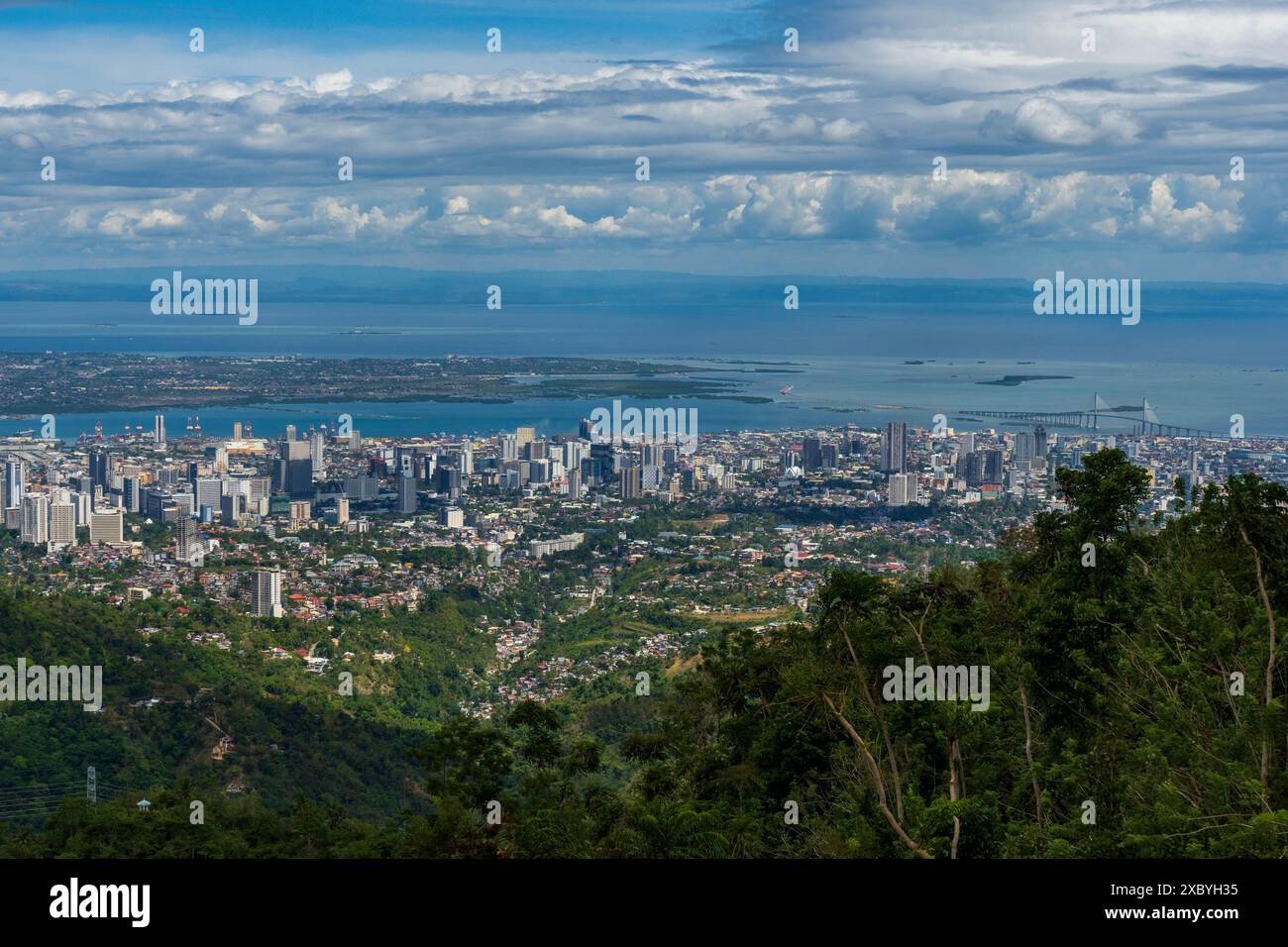 Cebu Skyline, Phillipines Stockfoto