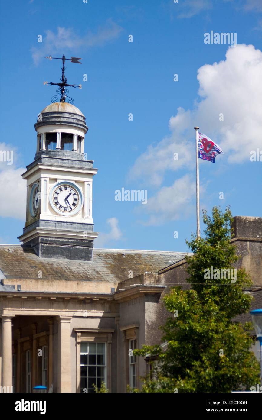 Guildhall in Chard Somerset England großbritannien im Frühjahr des Jahres Stockfoto