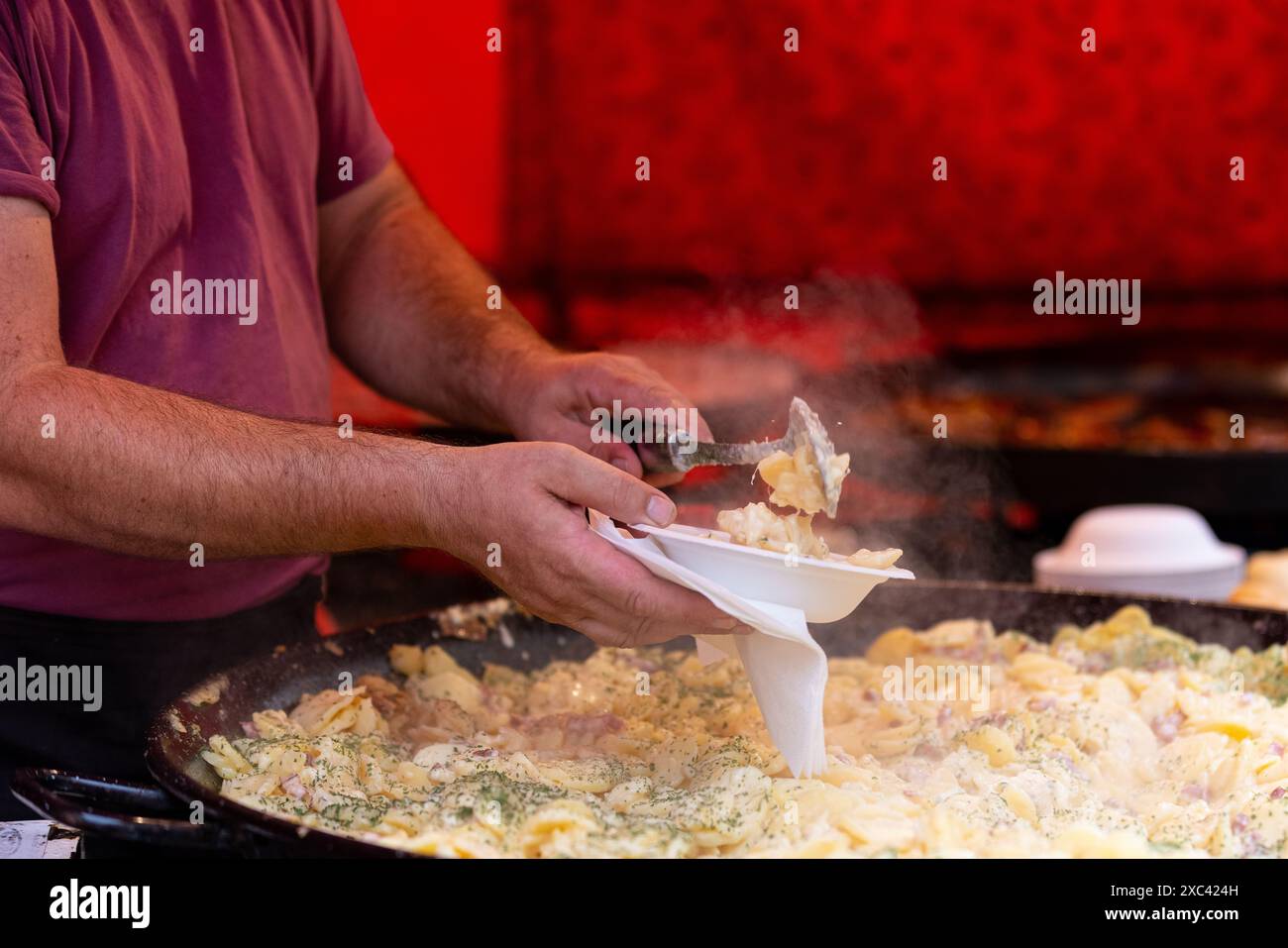 Das Große Badefest Stockfoto