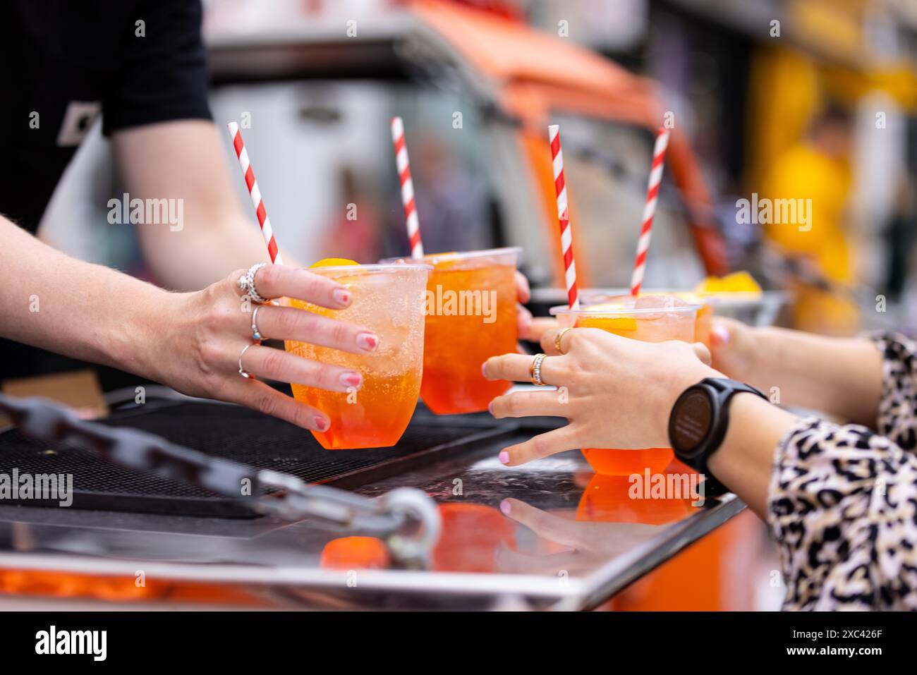 Das Große Badefest Stockfoto