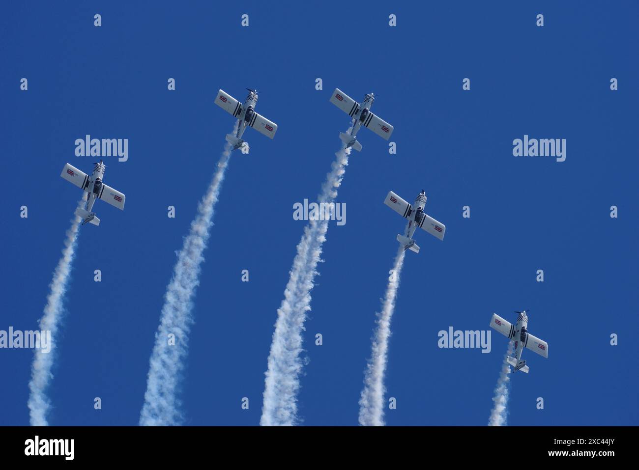 Lieferwagen, RV-8. Team Raven, Aerobatic Team Stockfoto