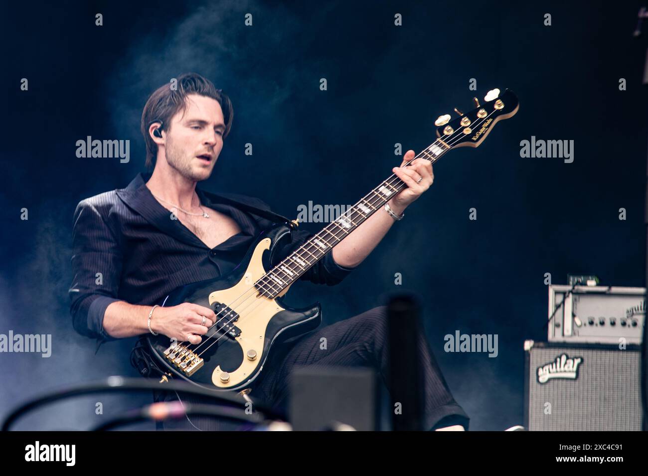 Donington, Großbritannien. Juni 2024. Die Struts übernehmen die Hauptbühne beim Download Festival. Cristina Massei/Alamy Live News Stockfoto