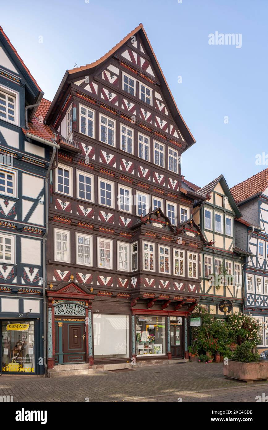 Bad Sooden-Allendorf, Ortsteil Allendorf, Kirchstraße, Haus Nr. 59 Stockfoto