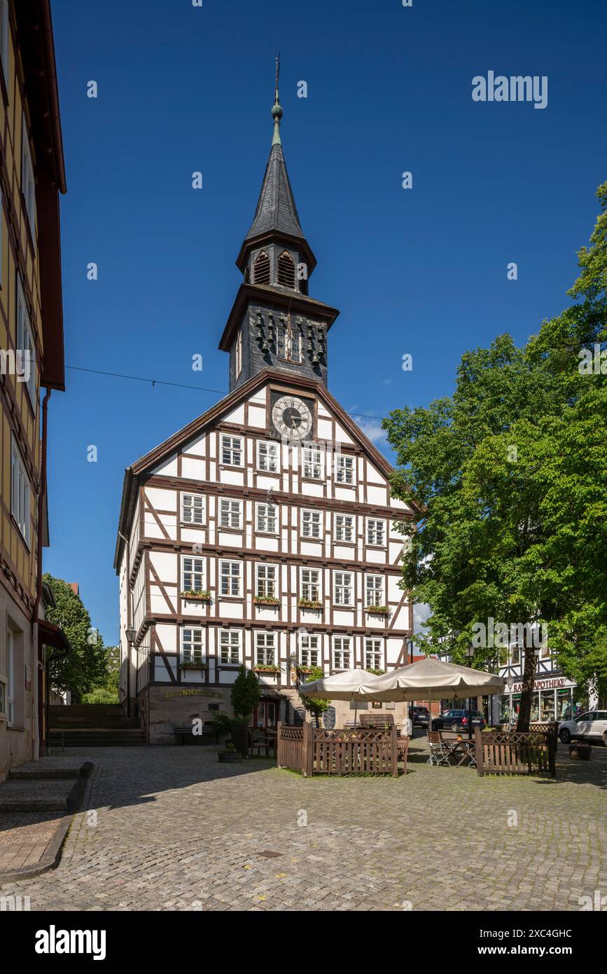 Bad Sooden-Allendorf, Ortsteil Allendorf, Am Markt, Rathaus Stockfoto