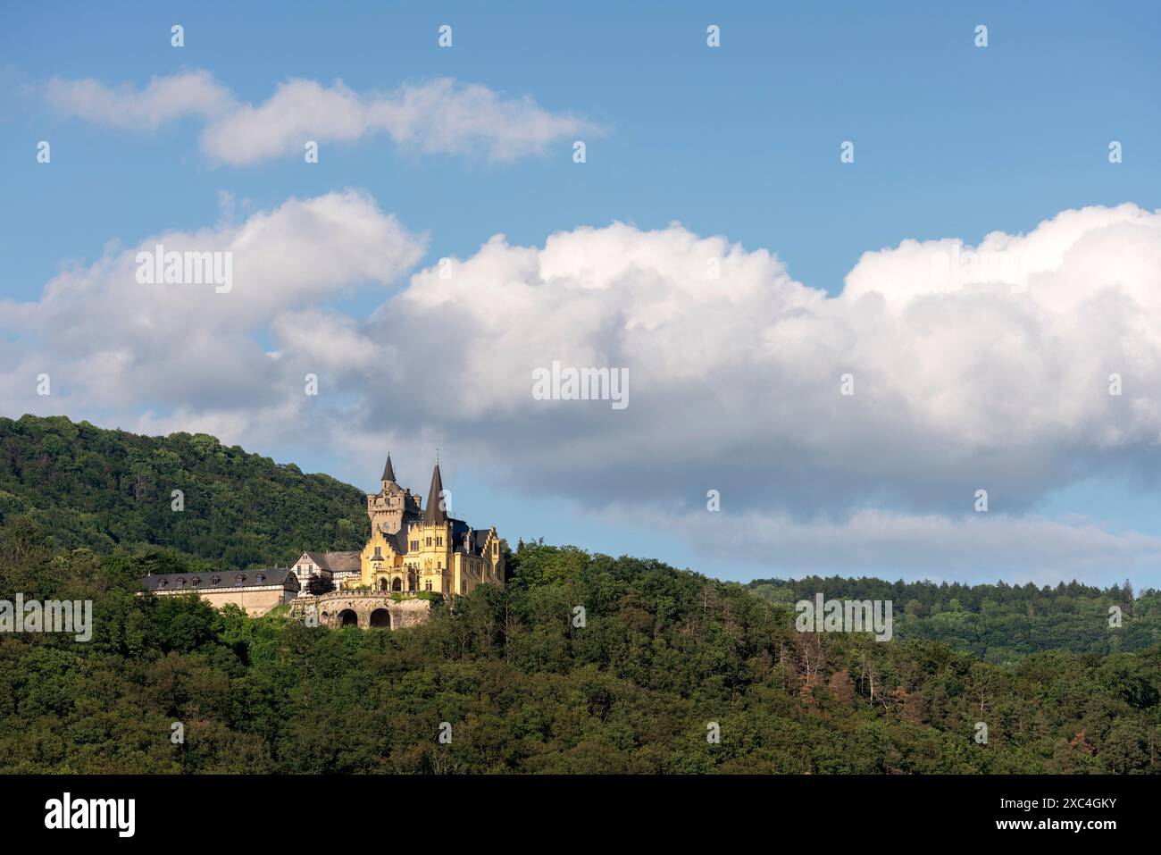 Bei Bad Sooden-Allendorf, Schloss Rothestein, Blick von Süden Stockfoto